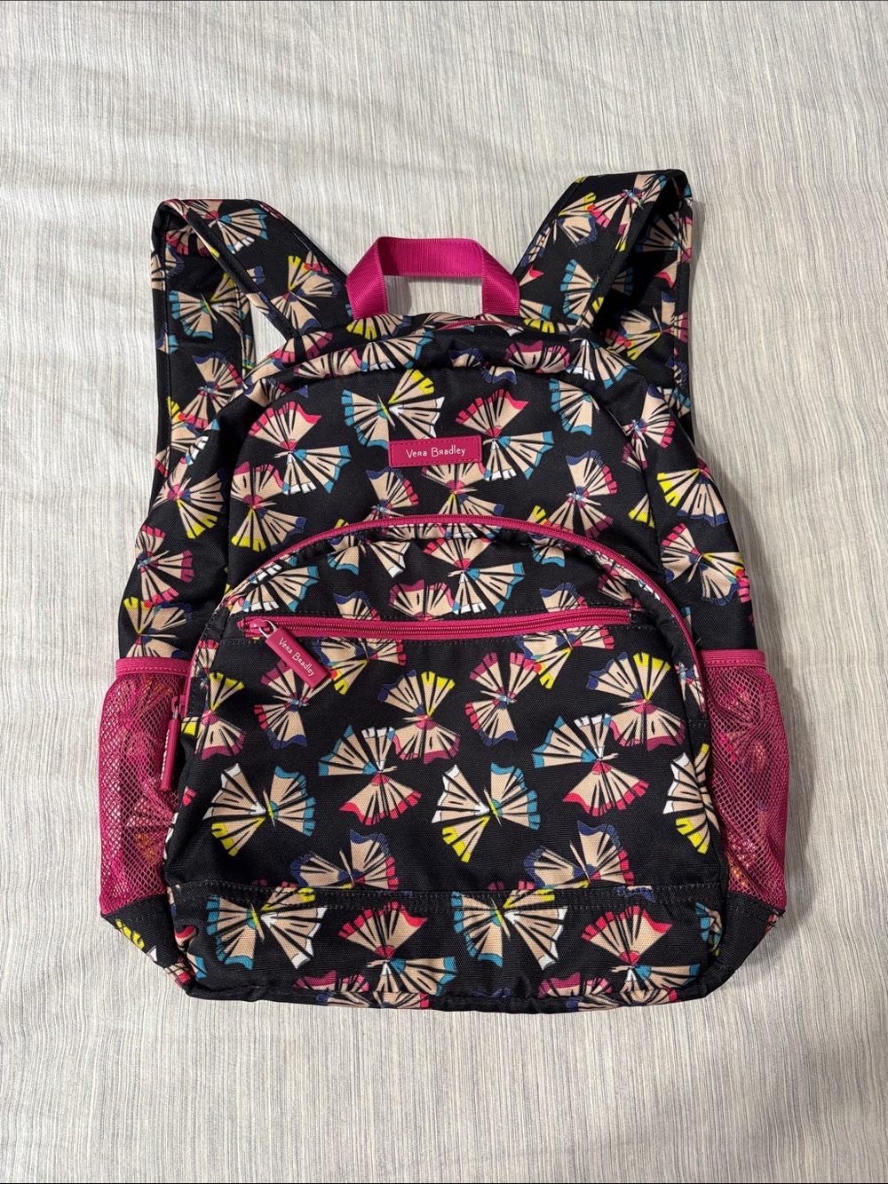 Vera Bradley Lighten Up Essential Backpack in the "Art Butterflies"
